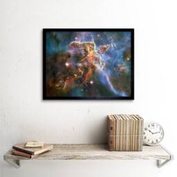 "Artery8 NASA Hubble Space Telescope Carina Nebula 12x16"" Framed Wall Art Print - Size: W12"" x H16""" - thumbnail 2