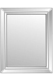 MirrorOutlet Cranbury All Glass Double-Edged Venetian Wall Mirror 144 x 115.5 CM in Silver - Size: 1 Pack - thumbnail 6