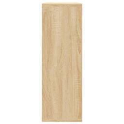Berkfield Home Wall Shelf Sonoma Oak 104x20x58.5 cm Engineered Wood in Light Oak - thumbnail 5