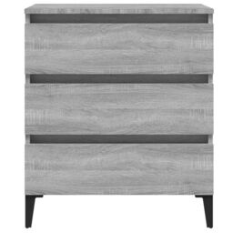 Berkfield Home Sideboard Grey Sonoma 60x35x69 cm Engineered Wood - Size: 60 x 35 x 69 cm - thumbnail 5
