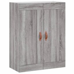 Berkfield Home Wall Mounted Cabinet Grey Sonoma 69.5x34x90 cm Engineered Wood - thumbnail 2