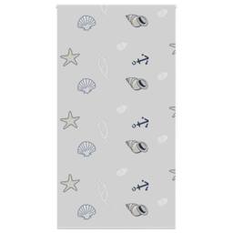 Berkfield Home Shower Roller Blind 130x240 cm Fabric Width 126 cm in Grey - thumbnail 2