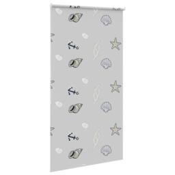 Berkfield Home Shower Roller Blind 130x240 cm Fabric Width 126 cm in Grey - thumbnail 4