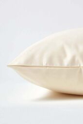 Homescapes Continental Egyptian Cotton Pillowcase 1000 TC, 60 x 60 cm in Cream - thumbnail 2