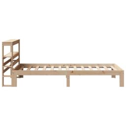 Berkfield Home Bed Frame with Headboard without Mattress 90x200 cm in Brown - thumbnail 5
