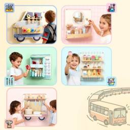 AIYAPLAY Wooden Busy Board, 5 in 1 Wall Panel Sensory Toy for Kids - thumbnail 6