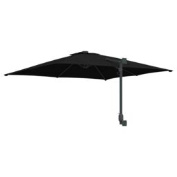 Berkfield Home Patio Umbrella Black Polyester, Steel Large Tiltable - thumbnail 6