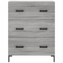 Berkfield Home Sideboard Grey Sonoma 69.5x34x90 cm Engineered Wood - thumbnail 5