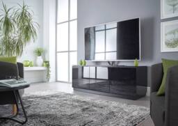 Moderna MMT Clear Glass TV Stand 115cm for Up to 55 Inch LED 4K TV - thumbnail 1