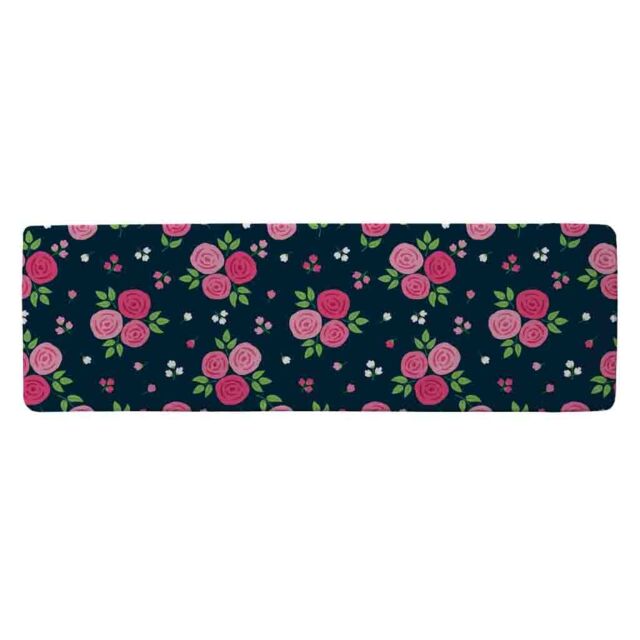Benjamin Tate Design Rose Bud Pattern Runner Rug in Natural - Size: 67 cm x 230 cm - image 1