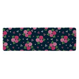 Benjamin Tate Design Rose Bud Pattern Runner Rug in Natural - Size: 67 cm x 230 cm - thumbnail 1