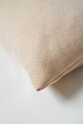 BHS Snow Fleece Cushion in Gold - Size: 45 cm x 45 cm - thumbnail 3