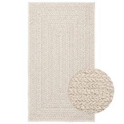 Berkfield Home Rug ZIZUR Cream 60x110 cm Jute Look Indoor & Outdoor - Size: Medium - thumbnail 2