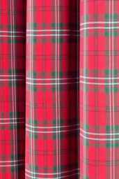 Homescapes Edward Tartan Check Ready Made Eyelet Curtain Pair in Red - Size: 140 cm width x 229 cm drop - thumbnail 4