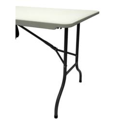 Kelvenix Plastic Folding Camping table, folding Blowmold table in White - Size: 0.6m2 - thumbnail 5