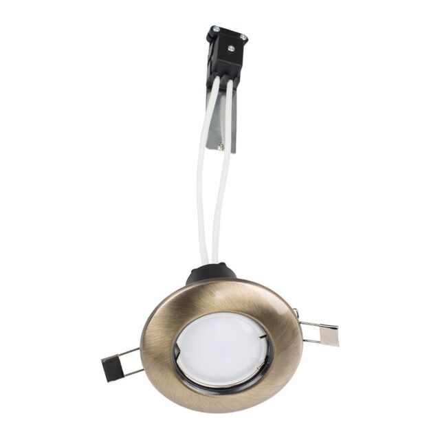 ValueLights Single Antique Gold Ceiling Light Fitting - image 1