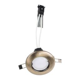 ValueLights Single Antique Gold Ceiling Light Fitting