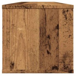 Berkfield Home Wall Cabinet Old Wood 101x30x29 cm Engineered Wood in Brown - Size: 101 x 30 x 29 cm - thumbnail 5