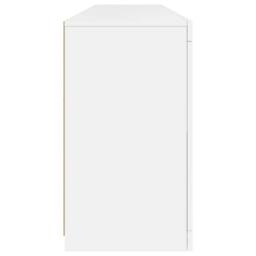 Berkfield Home Sideboard with LED Lights White 164x37x67 cm - Size: 164 x 37 x 67 cm - thumbnail 8