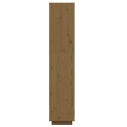 Berkfield Home Book Cabinet/Room Divider Honey Brown 40x35x167 cm Solid Wood Pine - Size: 40 x 35 x 167 cm - thumbnail 6