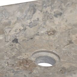 Berkfield Home Sink Grey 50x35x10 cm Marble - Size: 50 x 35 x 10 cm - thumbnail 6