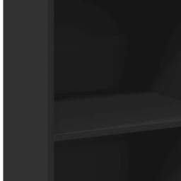 Berkfield Home Highboard Black 45x41x124 cm Engineered Wood - Size: 45 x 41 x 124 cm - thumbnail 7