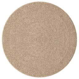 Berkfield Home Rug ZIZUR √ò 200 cm Jute Look Indoor & Outdoor in Light Tan - Size: Medium - thumbnail 3