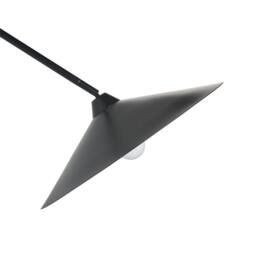 Wyld and Coco Black Metal Bell Wall Lamp - Modern Industrial Adjustable Wall Light - thumbnail 6