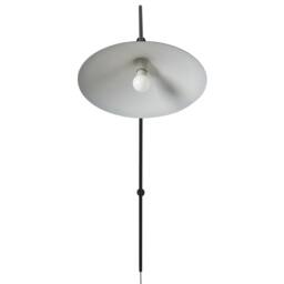 Wyld and Coco Black Metal Bell Wall Lamp - Modern Industrial Adjustable Wall Light - thumbnail 5