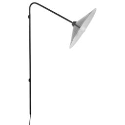 Wyld and Coco Black Metal Bell Wall Lamp - Modern Industrial Adjustable Wall Light - thumbnail 4