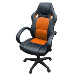 Hinsinc Orange-Office Chair Ergonomic Desk Chair in Orange - Size: 0.6m2 - thumbnail 6