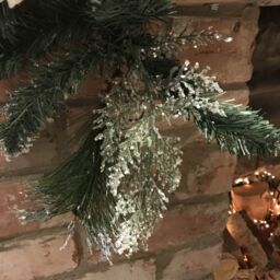 Samuel Alexander 1.8M (6ft) White Poinsettia Christmas Garland Silver Balls Glitter Snow Flocked - thumbnail 5
