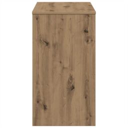 Berkfield Home Desk Artisan Oak 90x40x72 cm Engineered Wood in Brown - Size: 90 x 40 x 72 cm - thumbnail 5