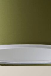 ValueLights Sophia Small 26cm Drum Easy Fit Ceiling Pendant Light Lamp Shade in Olive - Size: 10 inches - thumbnail 5