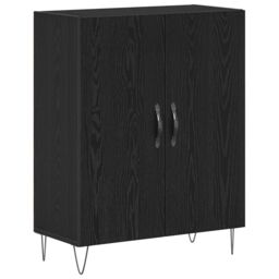 Berkfield Home Highboard Black Oak 69, 5x34x180 cm Engineered Wood - Size: 5 x 34 x 180 cm - thumbnail 6