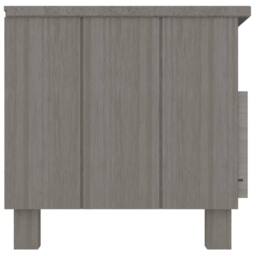 Berkfield Home TV Cabinet HAMAR Light Grey 106x40x40 cm Solid Wood Pine - Size: 106 x 40 x 40 cm - thumbnail 4