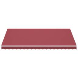 Berkfield Home Replacement Fabric for Awning Burgundy Red 4.5x3 m - thumbnail 3