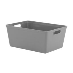 simpa 11L Plastic Studio Organiser Trays with Handles - Set of 6 in Grey - thumbnail 2