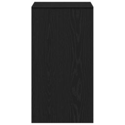 Berkfield Home Dressing Table with Mirror Black Oak Engineered Wood - thumbnail 8