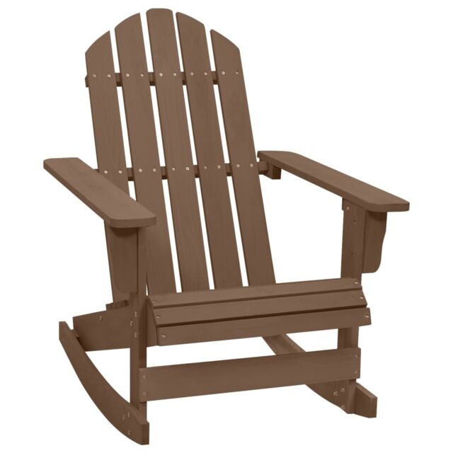 Berkfield Home Garden Rocking Chair Wood Brown