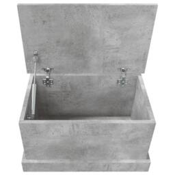 Berkfield Home Storage Box Concrete Grey 50x30x28 cm Engineered Wood - Size: 50 x 30 x 28 cm - thumbnail 8