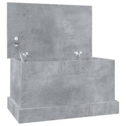 Berkfield Home Storage Box Concrete Grey 50x30x28 cm Engineered Wood - Size: 50 x 30 x 28 cm - thumbnail 3
