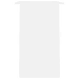 Berkfield Home Desk White 90x50x74 cm Engineered Wood - Size: 90 x 50 x 74 cm - thumbnail 5