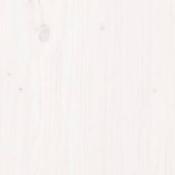 Berkfield Home Beautiful Bed Headboard White 125.5x4x100 cm Solid Pine Wood - thumbnail 5