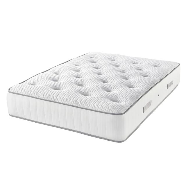 Aspire Natural Cashmere 1000 Pocket Mattress in White - Size: Small Single - image 1