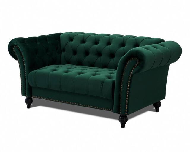 Home Detail Mayfair Velvet 2 Seater Sofa in Green