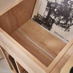 sweeek Vinyl furniture with wood effect & cane in Beige - thumbnail 7