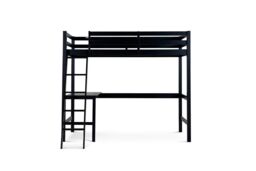 Time4sleep Fusion Black Gaming Wooden High Sleeper Bed Frame - Size: Single - thumbnail 3