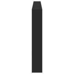 Berkfield Home Headboard Cabinet with LED Black 220x17x102 cm - Size: 220 x 17 x 102 cm - thumbnail 7