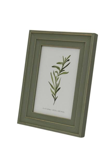 KDMD Vilde 4x6 Photo Frame With Soft Wood Brushed Finish in Jade - image 1
